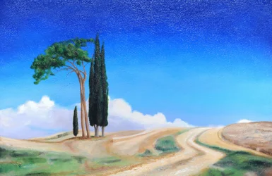 4 Trees, Picenza, Tuscany, 2002